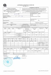 Сертификат на плиты 21398 Д16 30,0х1200х3000